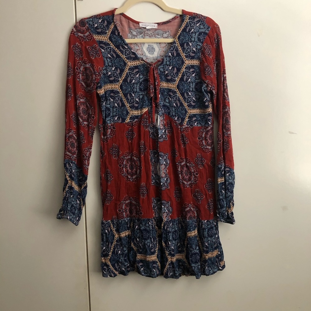 Long Sleeve Socialite Dress